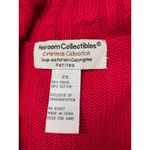 Vintage Heirloom Collectibles Christmas Cardigan Small Holiday Embroidered Red Size undefined Photo 3