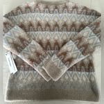 Calvin Klein Women’s Fair Isle Eyelash Long Sleeve Crewneck Sweater Size Small Photo 6