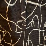 Vintage Pleat Pleat by Rafael Women's Abstract Print Dress Black & White S Photo 2