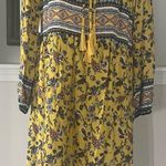 Luxology Women's Boho Border Midi Dress, Size L Photo 1