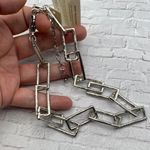 Amrita Singh Large Silver Link Chain Bohemain Photo 2