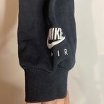 Nike Air | Women’s Black Mock Women Cropped Fleece Crew Size Large Photo 4