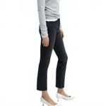 Mango Slim-Fit Cropped Jeans Black Denim Claudia Size 4 US / 36 EUR Photo 6