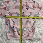Disney Sweatshirt 100 Year Anniv Womens Pink Size XS Mickey Mouse Cinderella Photo 1