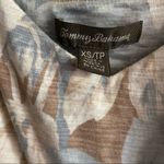Tommy Bahama Neutral Palm Leaves Floral Mini Sundress XS Vacation Beach Summer Photo 3