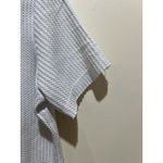 SheIn ~ Short Sleeve Waffle Knit V-Neck Cropped Top ~ Size Medium ~ Off White Photo 1