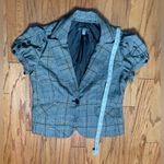 Apt. 9 - Black and White Plaid Women's Blazer with buttons on the sleeves Size 12 Photo 8