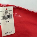 Aerie  Classic Bikini Bottom Floral Print Red Pink Retro Vacation Size XL NEW Photo 6