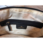 Juicy Couture  Black Faux Fur Satchel Handbag Gold Logo Detachable Strap Fluffy Photo 7