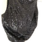Emerald Sundae Sequined Black Stretchy CropTop 11 Photo 2