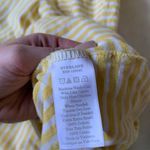 Everlane Yellow White Striped Tee Shirt Dress Photo 4