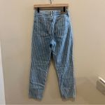 American Eagle  Outfitters Mom Jean Railroad Striped High Rise Ankle Cotton 4 Photo 6