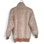 EXPRESS  Womens XS Pullover Sherpa Fleece 1/4 Zip Jacket Sweater‎ Beige Photo 3