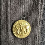 Bay Point Threads women's black cardigan sweater w/gold trim glitter, size Large Photo 5