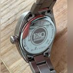 ESQ by Movado Diamonds Ladies Watch Stainless Bracelet Luminous Hands Black Dial Photo 10