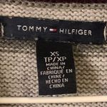 Tommy Hilfiger cardigan women’s XS light and dark grey stripes pockets buttons Photo 1