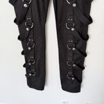 Tripp NYC [] Black Punk Rock Matrix D-Ring Straps Emo Gothic Bondage Pants Sz 32 Photo 6