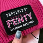 Savage X Fenty Limited Edition LVII Game Day Beanie Millennial Pink One Size Photo 4