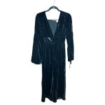 Free People  True Lovin' Velvet One Piece Jumpsuit‎ In Black Size XS Photo 2