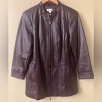 Denim & Co . Women's Leather Jacket - Dark Brown Photo 10