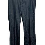 Mossimo Y2K Low Rise Trouser Pants Wide Leg Stretch Navy Blue Size 4 Photo 0