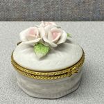 Elegant Signed 14k 1/20 GF Gold Filled Marquise CZ Solitaire Stud Earrings White Photo 5