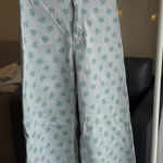ZARA  Flower Jeans Print Marine Photo 0