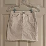American Eagle White Jean Skirt Photo 0