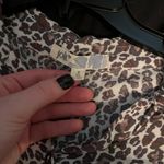 Jolt Short Sleeve Button Down Leopard Print Blouse Photo 1