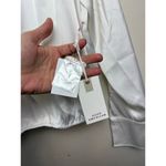 Good American Ivory Satin Blouse NWT Sz. 3 (US L) Photo 4