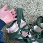 Shade & Shore Green Keyhole Knot Tie Bikini Top - 34C Photo 2