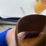 MIA  Nira Sabrinda Faux Leather Y2K Chunky Heel Cognac Sandal Size 9.5 Photo 7