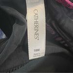 Catherines - Catherine’s One Piece Dress Swimsuit Skort Sz 18 W Chevron Print Padded $5 Photo 4