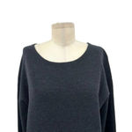 Vince  Wool Charcoal Gray Mixed Media‎ Sweater Dress Size Medium Photo 3