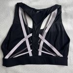 Fabletics  Womens Black Multicolor Sports Bra With‎ Pads Size POSSIBLY medium Photo 1