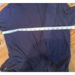 Quince Tencel Jersey Wrap Midi Dress Size XS Navy Blue Work Office Career Photo 10