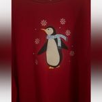 Hasting & Smith Red Penguin Sweater Photo 1