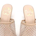 Ted Baker  Celya Crystal Mesh Heeled Mules Sandals Nude Tan Size EU 39 US 8.5 Photo 11