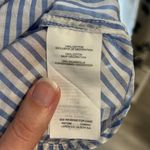 J.Crew  Striped Nautical Floral Embroidered 3/4
Sleeve Tunic Blouse Top Dress Photo 5