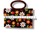 MCM 1960s Vtg MOD LADY'S PRIDE lucite handle FOLDING Handbag Shopper purse tote Brown Photo 9