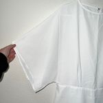 ASOS White Dolman Sleeve Romper women's size 10 Photo 1