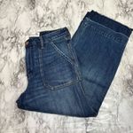 Abercrombie & Fitch Abercrombie Fitch Stovepipe Jean Womens 28 / 6 Cropped Released Hem Wide Leg Y2K Photo 0
