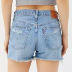 Levi's Levi’s 501 Destroyed Distressed Denim Shorts 28 Photo 1