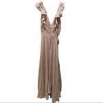 Reformation Peppermint Maxi Dress in Champagne Size Small Photo 1