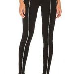 Revolve Superdown Stallion Pants Women’s Size Large Black Chain Detail Stretch Photo 0