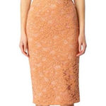 Bardot Corset Dress Womens XS Rust Riviera Crossover Halter Neck Lace Cocktail Photo 0