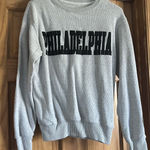 New York Popular Philadelphia CrewNeck Gray Photo 0