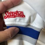 Stitches Los Angeles Dodgers Baseball World Series Blue White Jacket Size Medium Photo 6