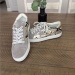 Steve Madden Women's Snake Print Sneakers - Gray and Cream Photo 0