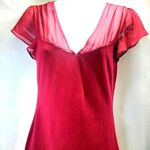 EXPRESS sheer shoulder short sleeve blouse size small Photo 0
